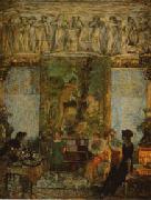 Edouard Vuillard The Library oil on canvas